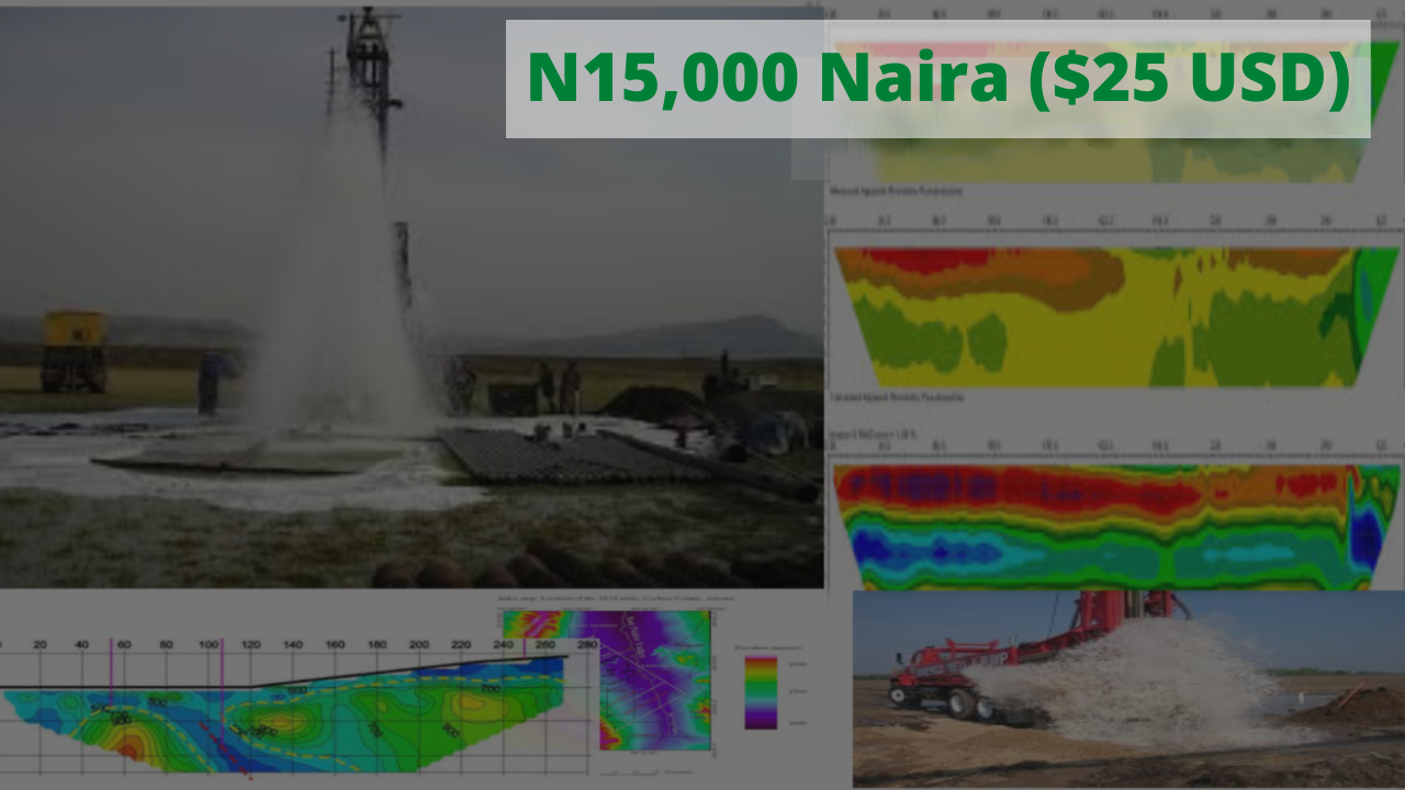 Application of 1D, 2D & 3D Geophysical Methods For Ground Water & Mineral Exploration Course.